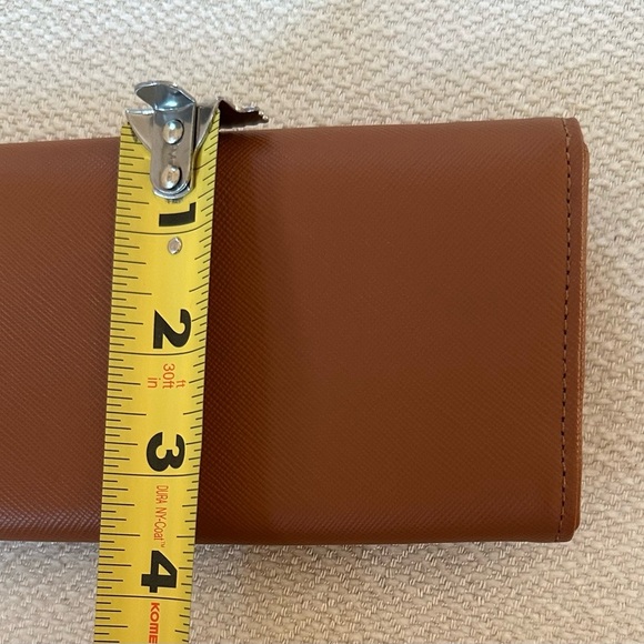 NWT Tory Burch Luggage Color Robinson Envelope Continental Wallet - Picture 7 of 9